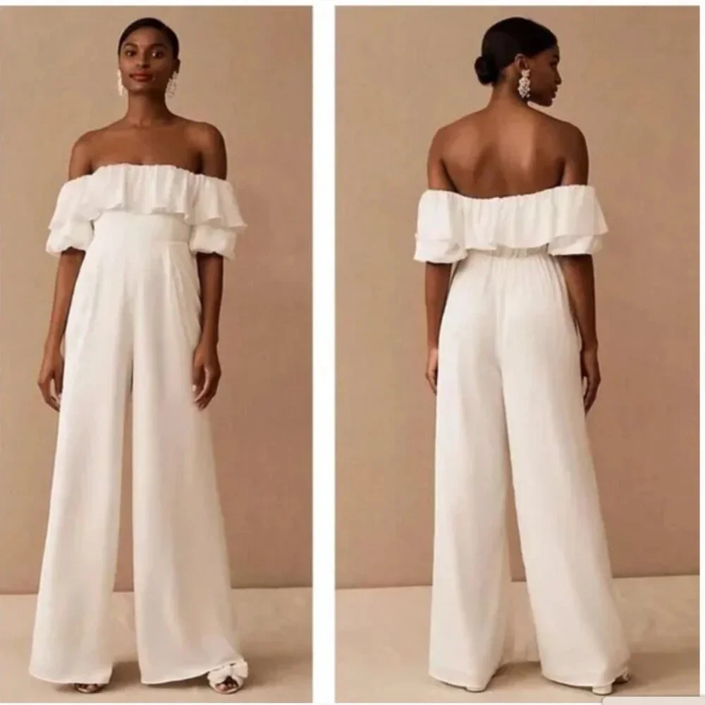 Anthropologie/BHLDN Fame and Partners Tassiah Jumpsuit NWT - Picture 1 of 8